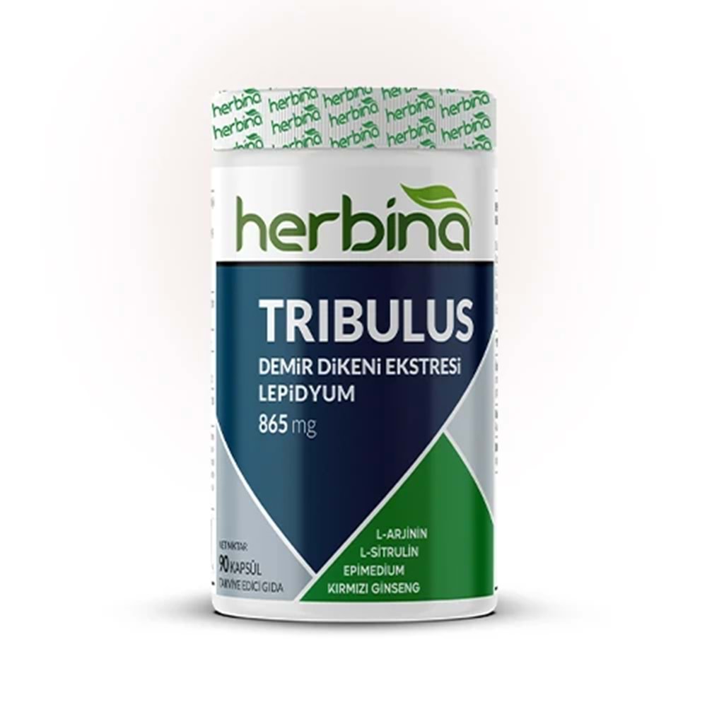 HERBİNA Tribulus (Demir Dikeni Ekstresi) + Lepidyum 90 Kapsül