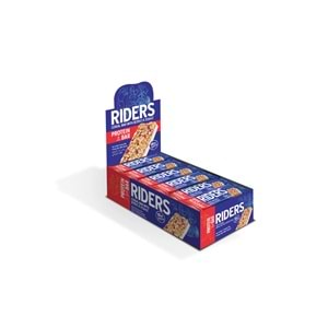 GRANIO Rıders Yer Fıstıklı Kırmızı Meyveli Protein bar 24 x 40 Gr