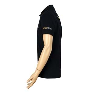 SOLOTÜRK Polo Yaka T-shırt - SİYAH - 7-8 YAŞ