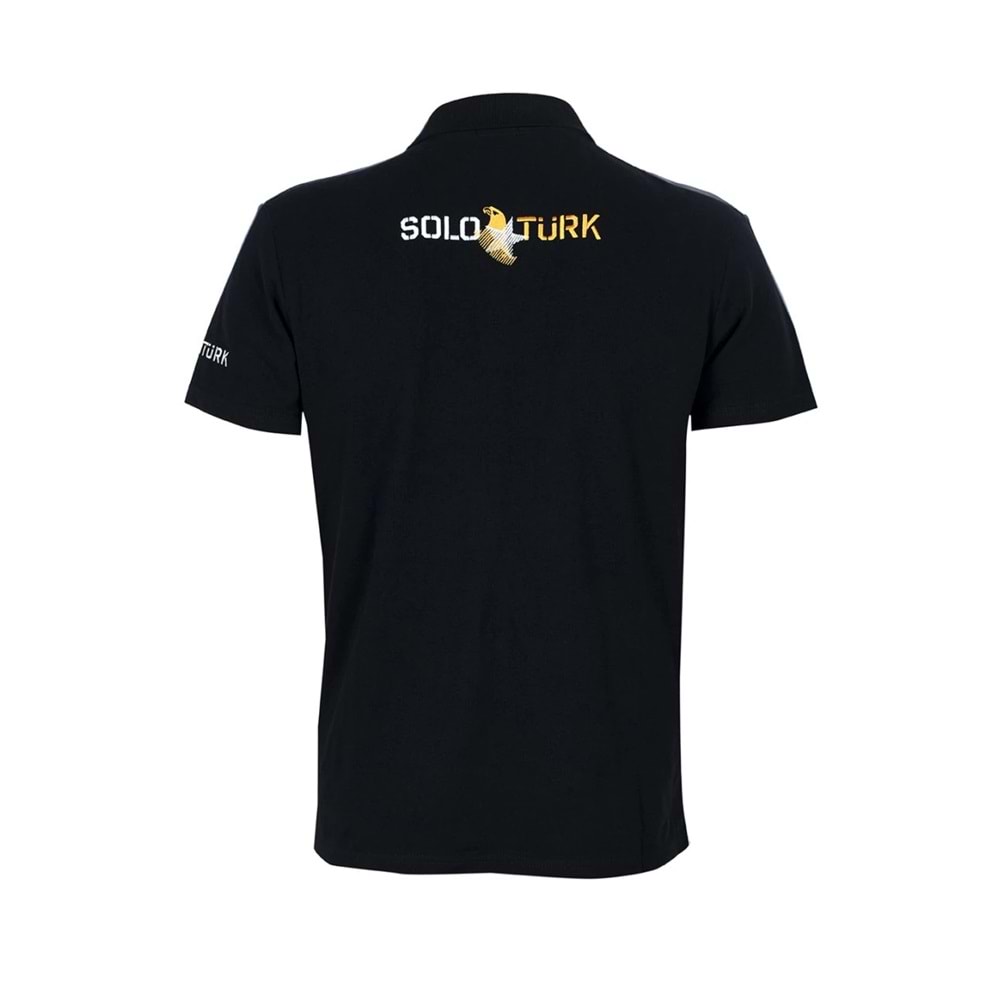 SOLOTÜRK Polo Yaka T-shırt - SİYAH - 7-8 YAŞ