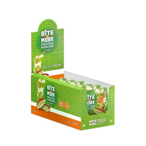 Bite More Protein Pancake 50 Gr x 12 Ad Antep Fıstıklı