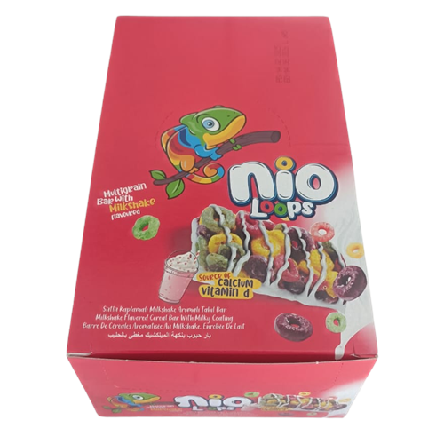 GRANIO NIO LoOps Milkshake Aromalı Bar 24 x 40 Gr
