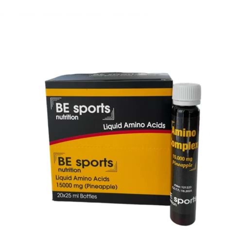 BE Sports Liquid Amino 15000 Mg 20 Ampul Ananas