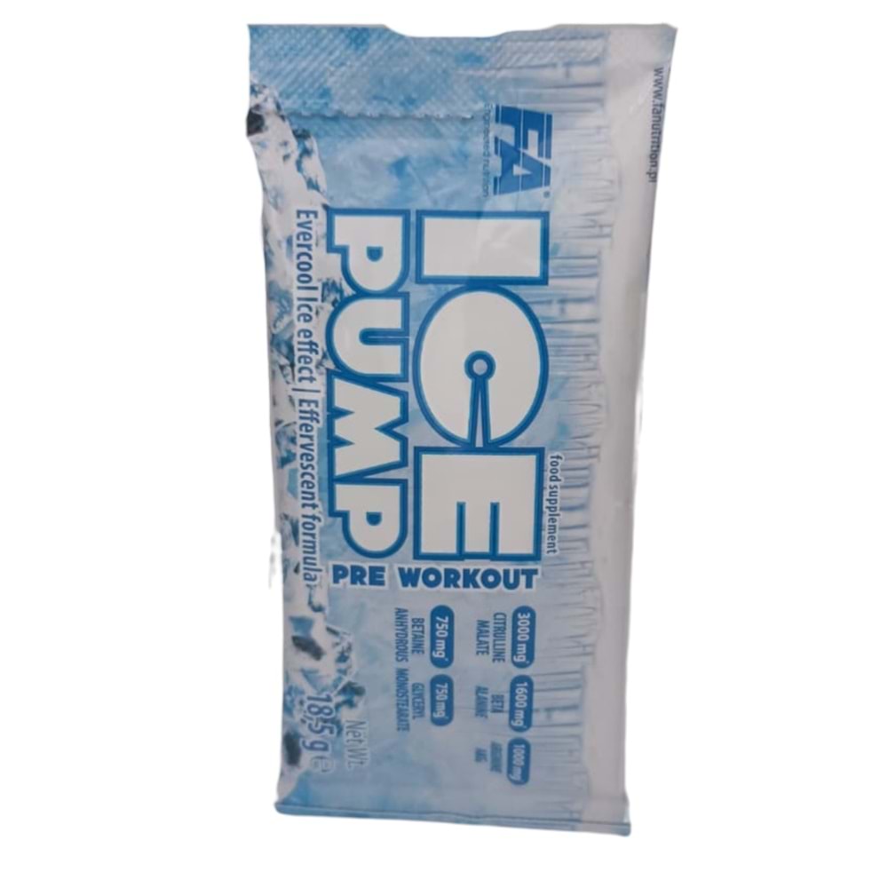 Fa Ice Pump Pre Workout 20 Servis 1 Şase