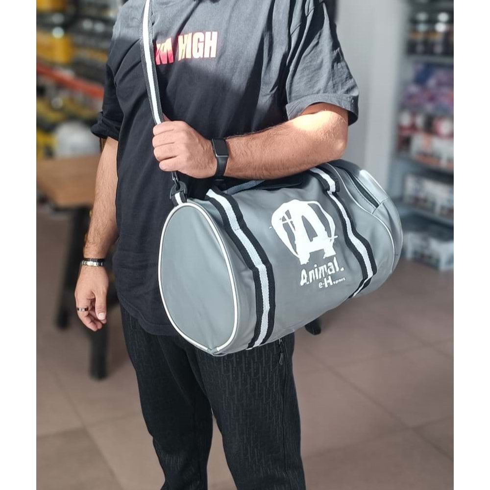 Antrenman Sporcu Çantası - GRİ - 45 CM