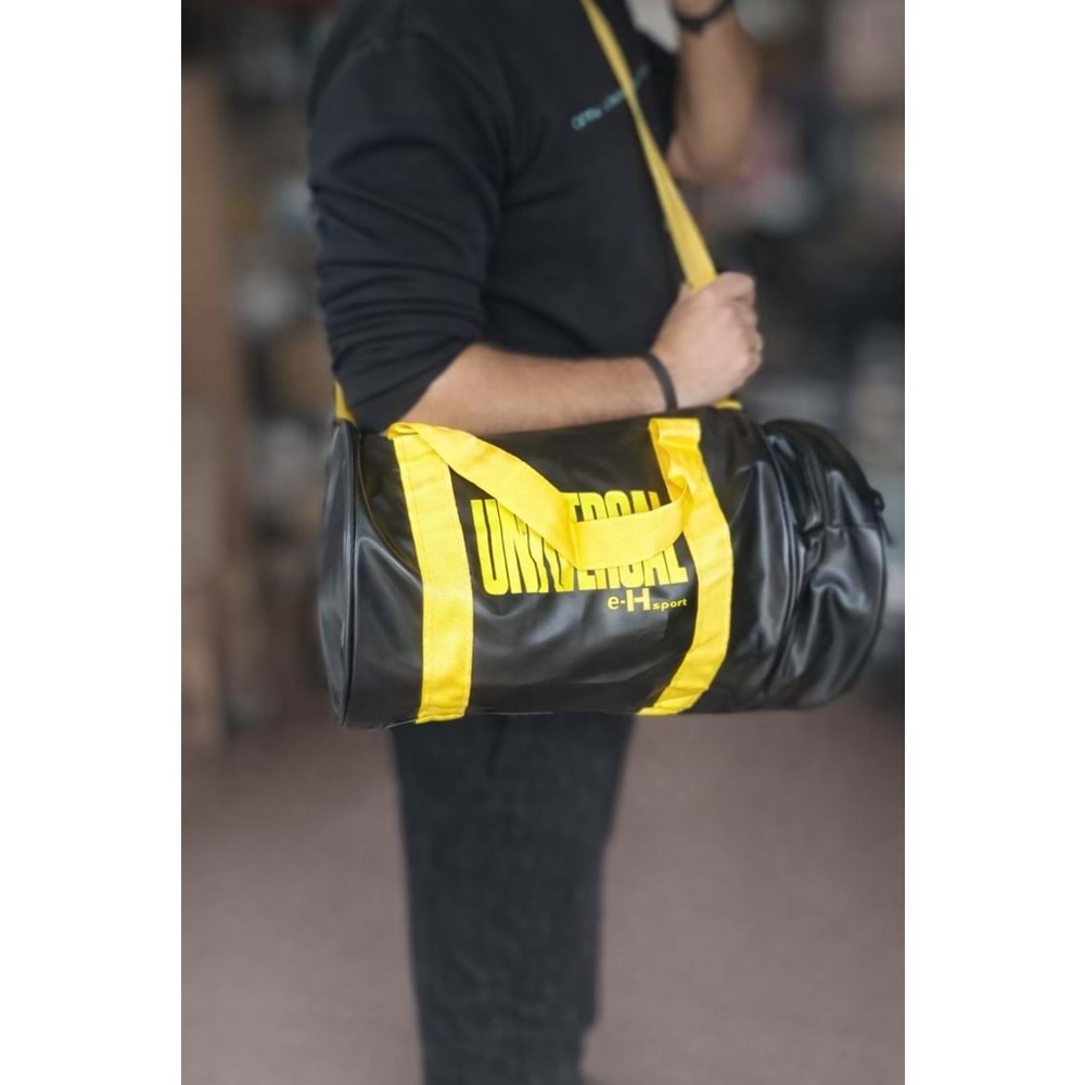 Antrenman Sporcu Çantası SİYAH SARI 45 CM