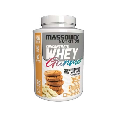 MassQuick Gurme Whey Bisküvi&Muz 2100 G 70 SERVİS