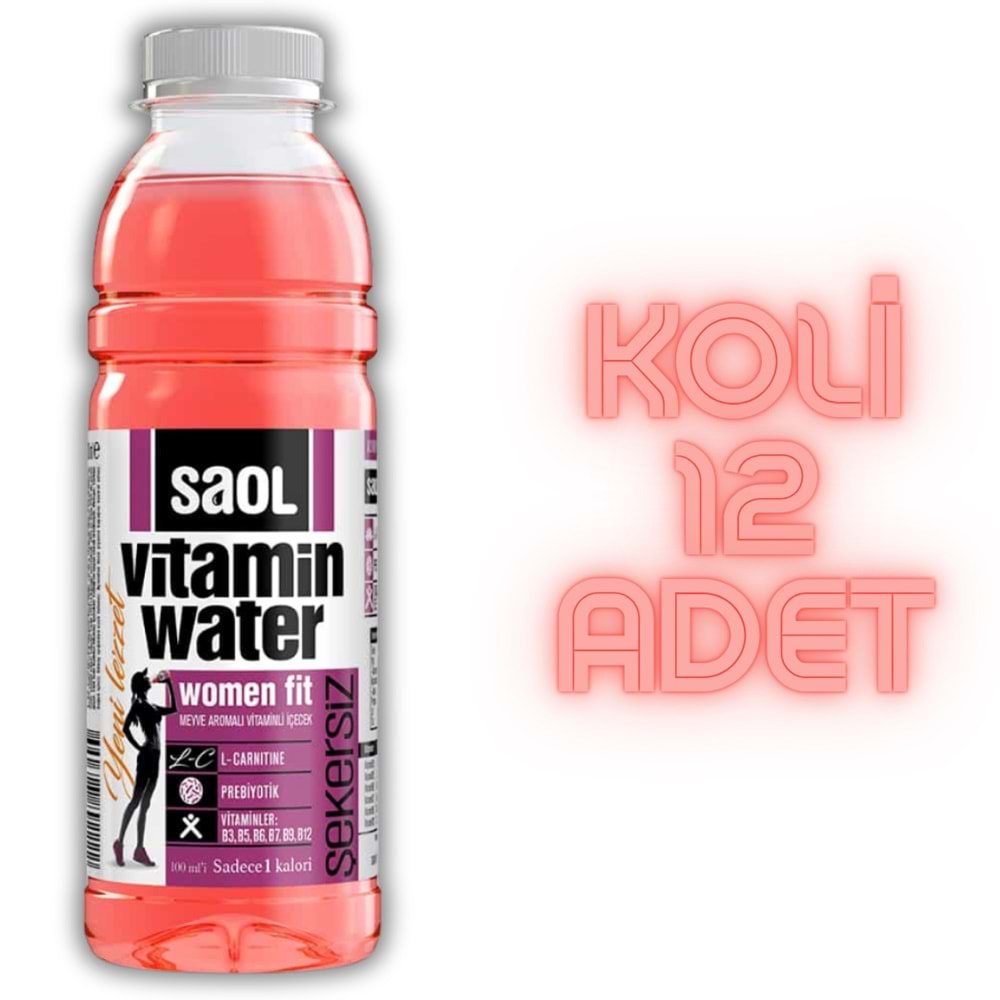 SAOL VİTAMİN WATER WOMEN POWER Karışık Meyve 500 ML