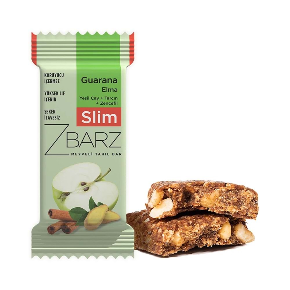 Zbarz Slim Elmalı Tarçınlı Meyveli Bar 35 GR