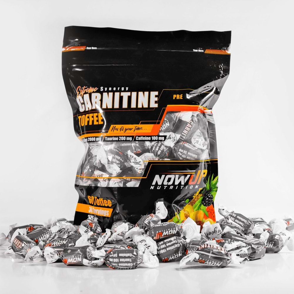 NOW UP L-Carnıtıne - Seasanal Fruıts - 60 TOFFE