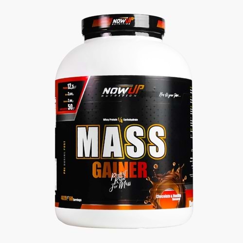 NOW UP Mass Gainer Çikolata Vanilya 4080 GR