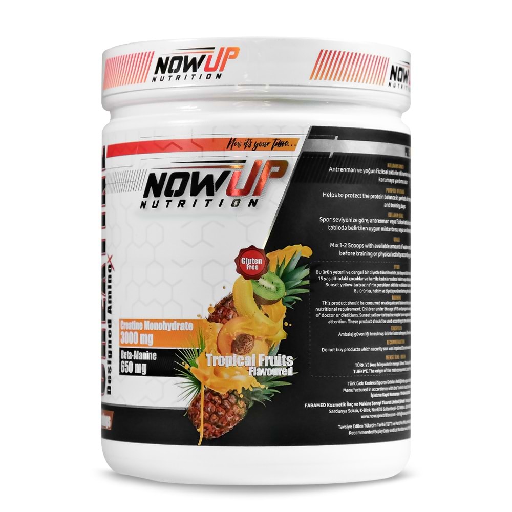 NOW UP Creatine Monohydrate Tropical Meyve 360 G