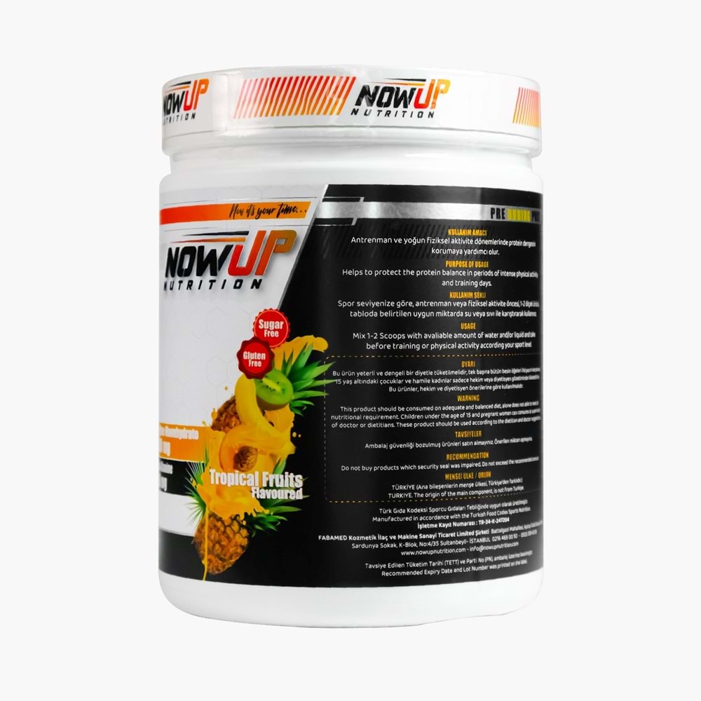 NOW UP Creatine Monohydrate Tropical Meyve 360 G