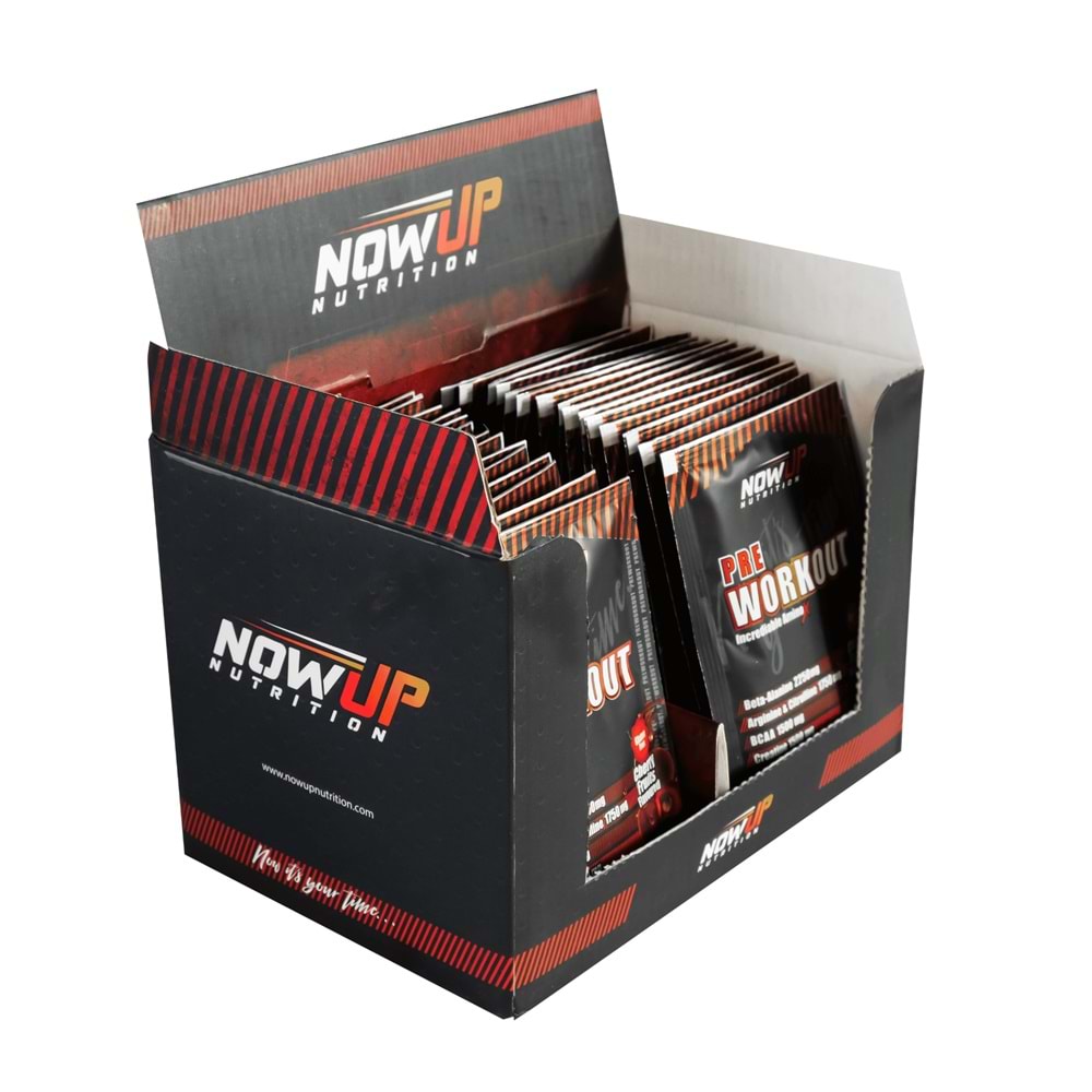 NOW UP PreWorkout Vişne 12 Gr x 30 Saşe