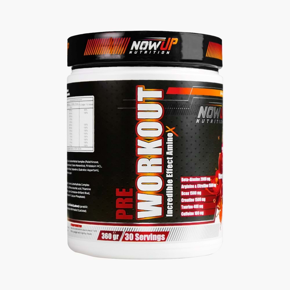 NOW UP PreWorkout Vişne 360 G