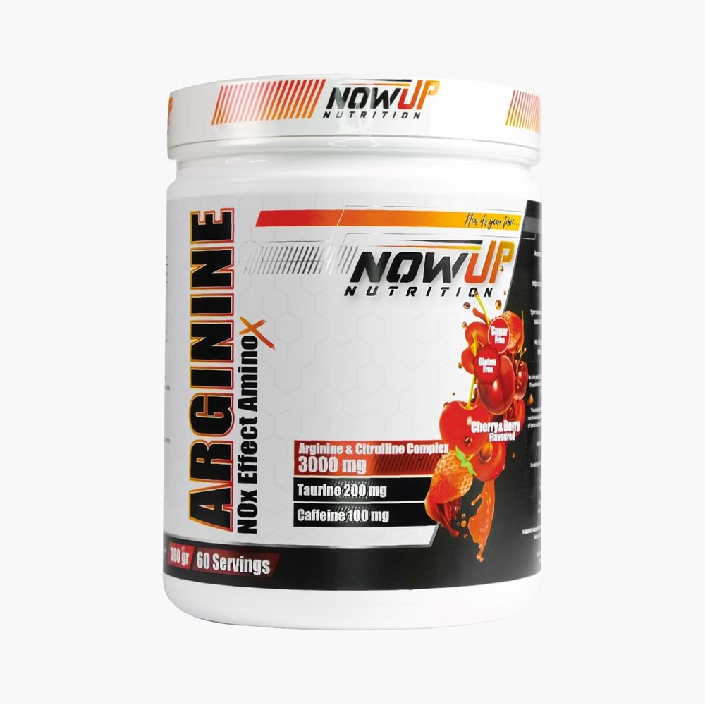 NOW UP Arginine Vişne Çilek 360 G