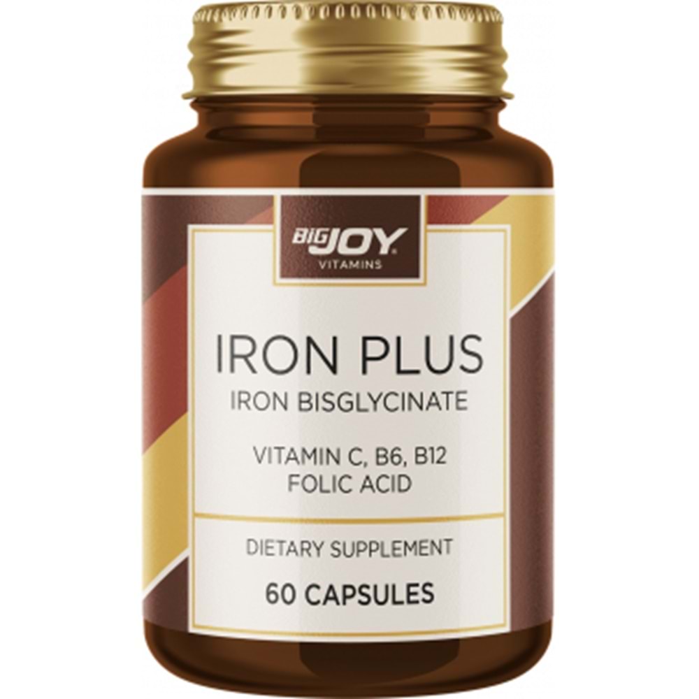 Bigjoy Vitamins Iron Plus 60 Kapsül