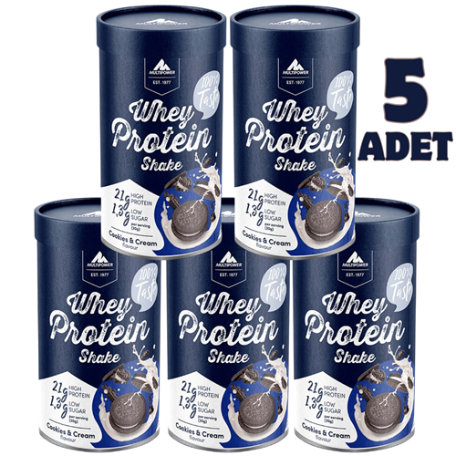 Multipower Whey Protein Shake 420 Gr x 5 Adet Cookies & Kream