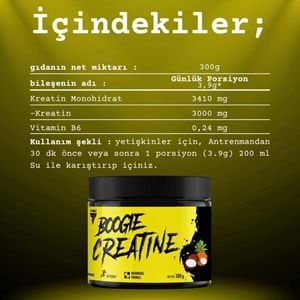 Trec Boogie Creatine 300 Gr Tropıcal Aromalı