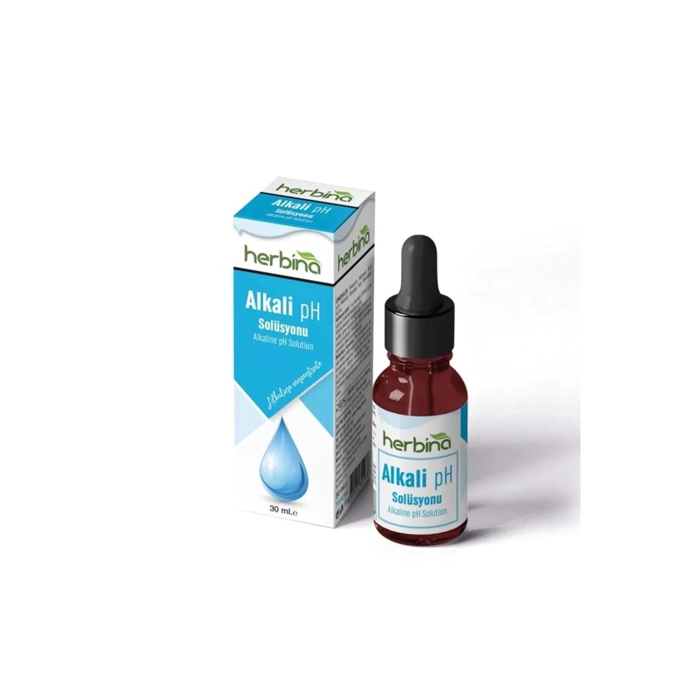 Herbina Alkalize Ph Solüsyonu, Alkali Su 30 ml