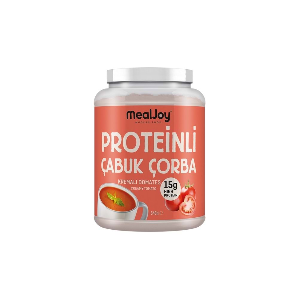 MealJoy Proteinli Çabuk Çorba Kremalı Domates 540g