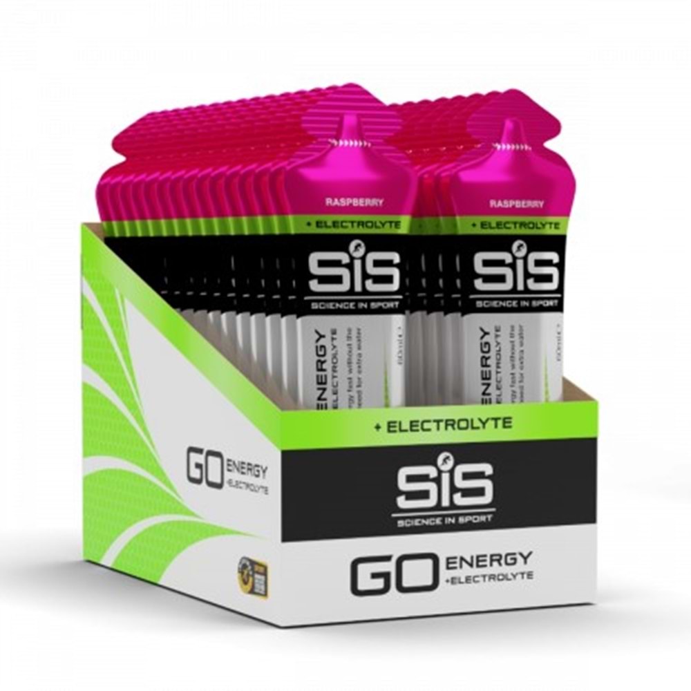 SiS GO Energy + Electrolyte Gel 60 ML Ahududu 30 Adet