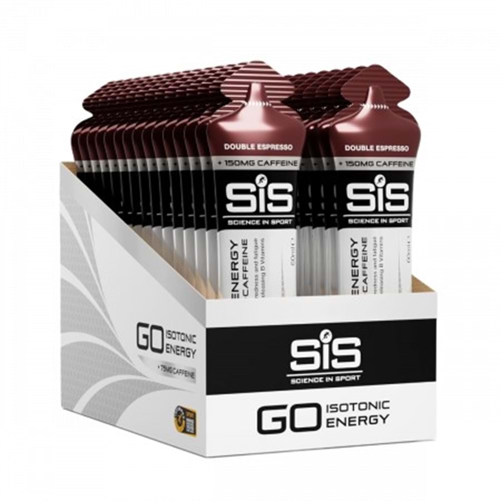 SiS GO Energy + Caffeine Gel 60 ML Double Expresso 30 Adet