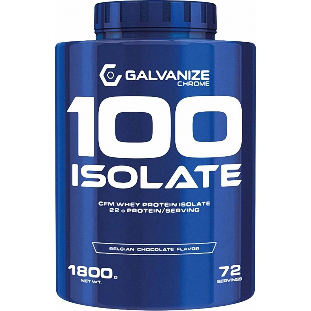 Galvanize Nutrition 100 Isolate Protein 1800 G 72 Servis Belçika Çikolatası