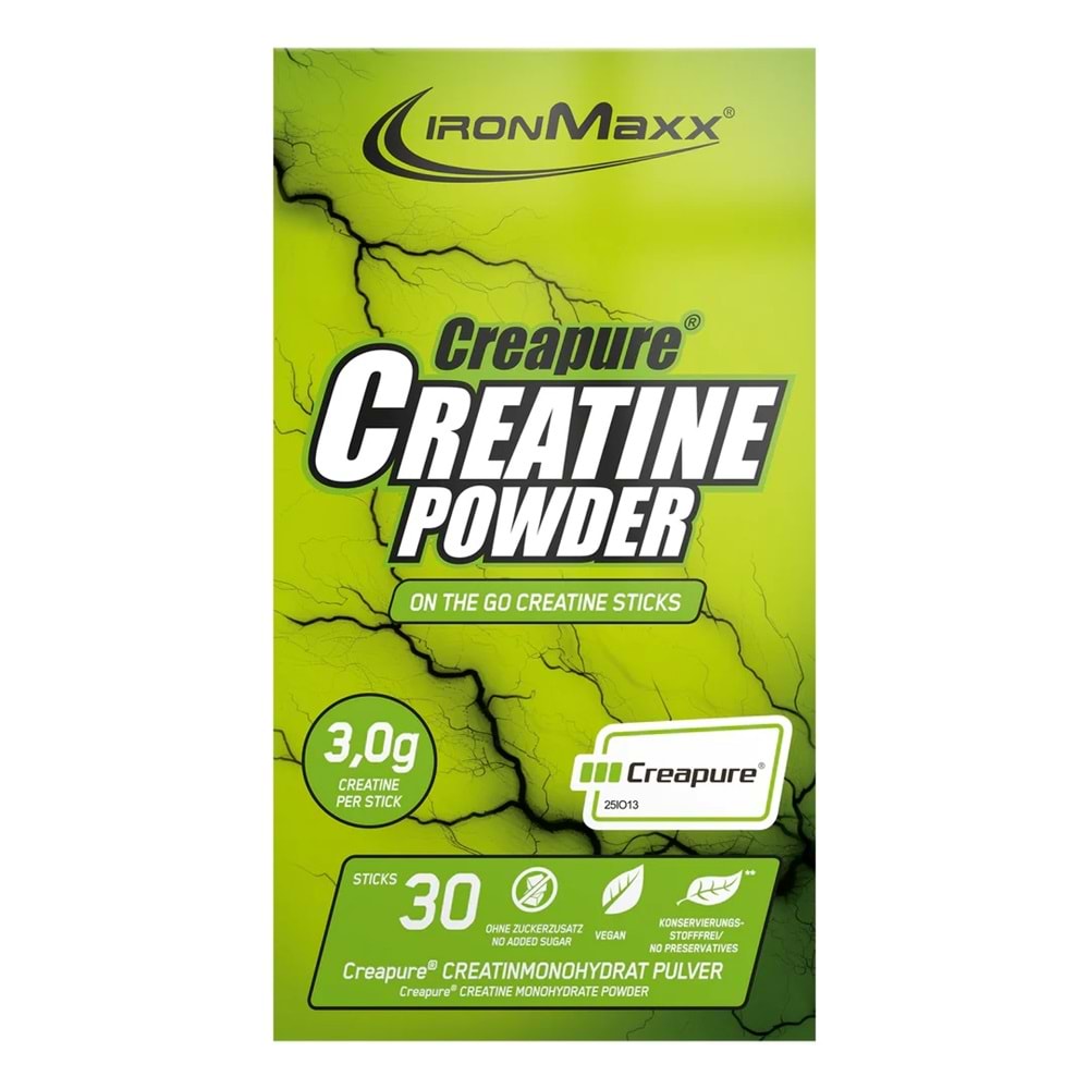 Ironmaxx Creatine Creapure Stics 30x3,4 Gr