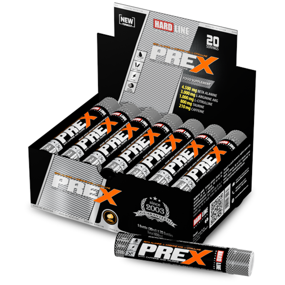 Hardline Prex PreWorkout 30 Ml 20 Ampul PORTAKAL