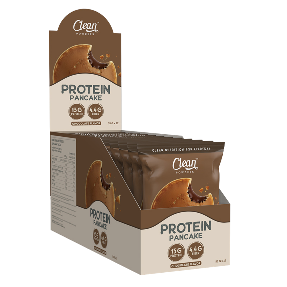 Clean Powders Protein Pancake 55 G x 12 ADET Çikolata