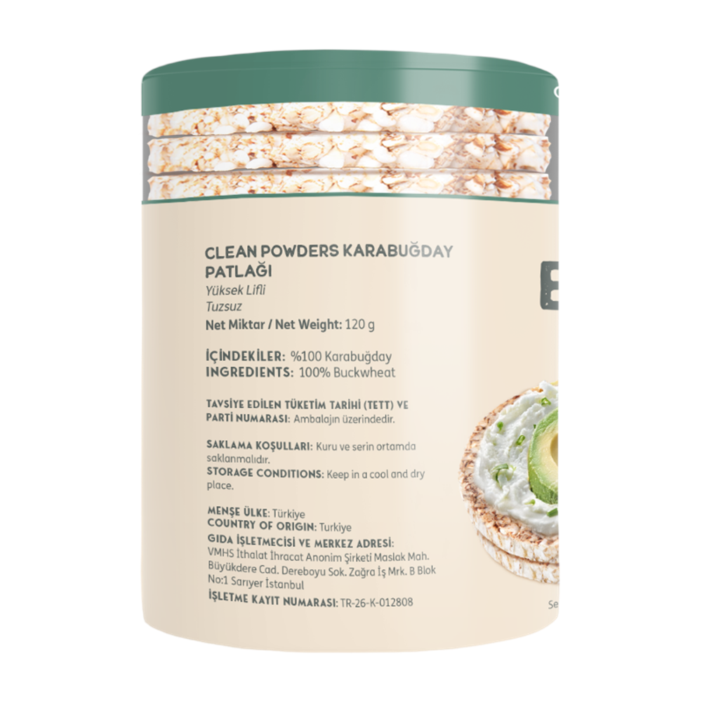 Clean Powders Pirinç Patlağı 120 Gr