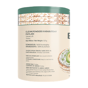 Clean Powders Pirinç Patlağı 120 Gr
