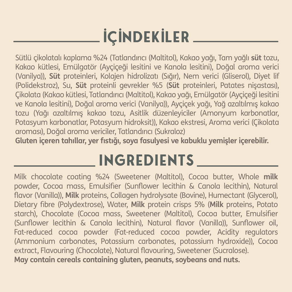 Clean Powders Deluxe Protein Bar 55 G x 1 ADET Çikolata