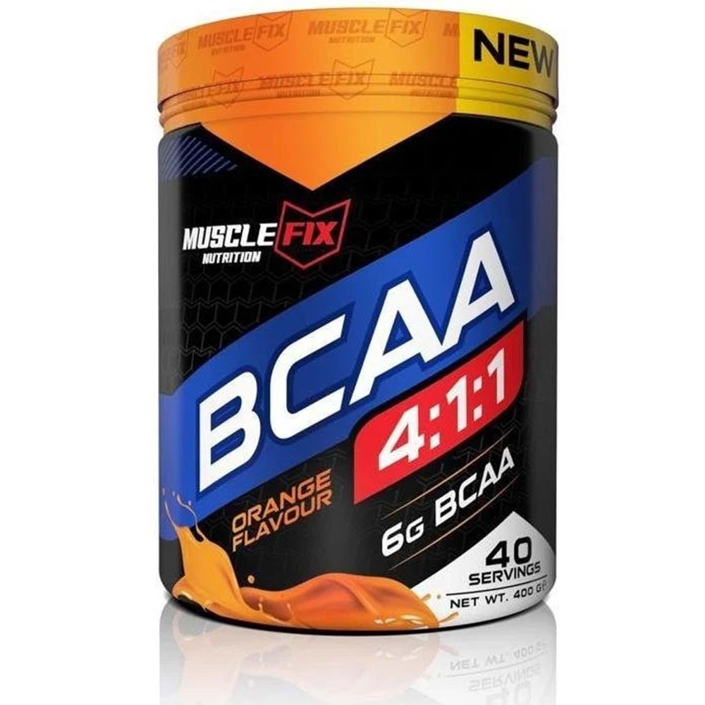 MuscleFix Bcaa 4.1.1 400gr Portakal Aromalı