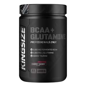 Kingsize Nutrition BCAA + Glutamine Powder Kırmızı Meyveler 1000 G