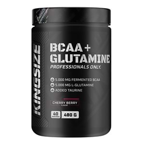 Kingsize Nutrition BCAA + Glutamine Powder Kırmızı Meyveler 480 G