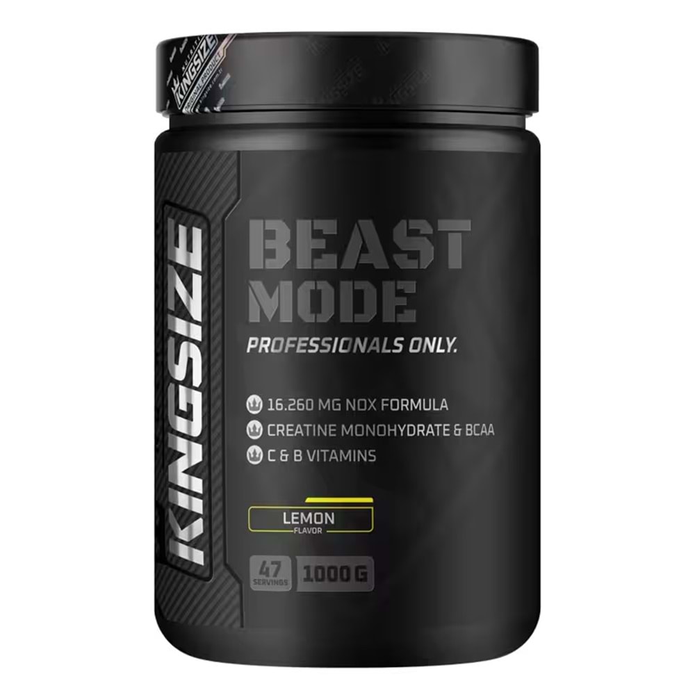 Kingsize Nutrition Beast Mode Limon 1000 G