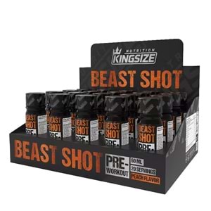 Kingsize Nutrition Beast Mode Portakal 20 Shot