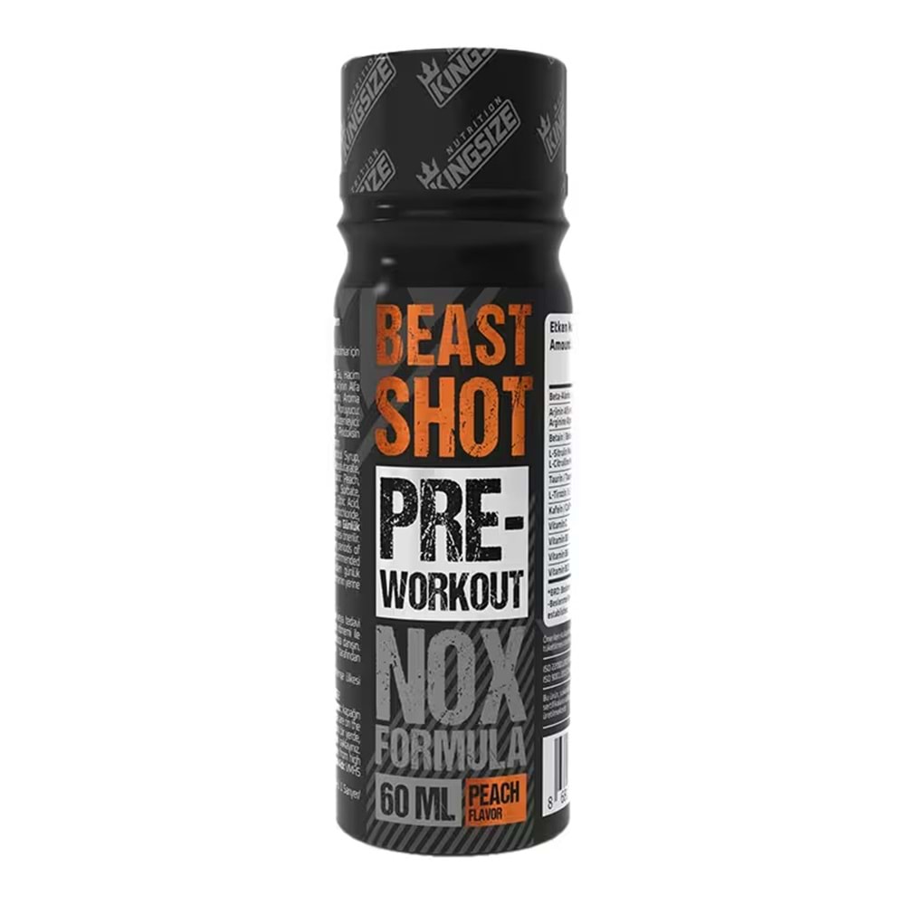 Kingsize Nutrition Beast Mode Portakal 60 ML