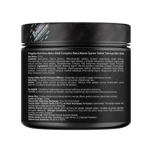 Kingsize Nutrition Beta Ala 9 Complex 160 Tablet