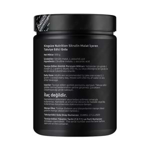Kingsize Nutrition Citrulline Malate Powder 550 Gr