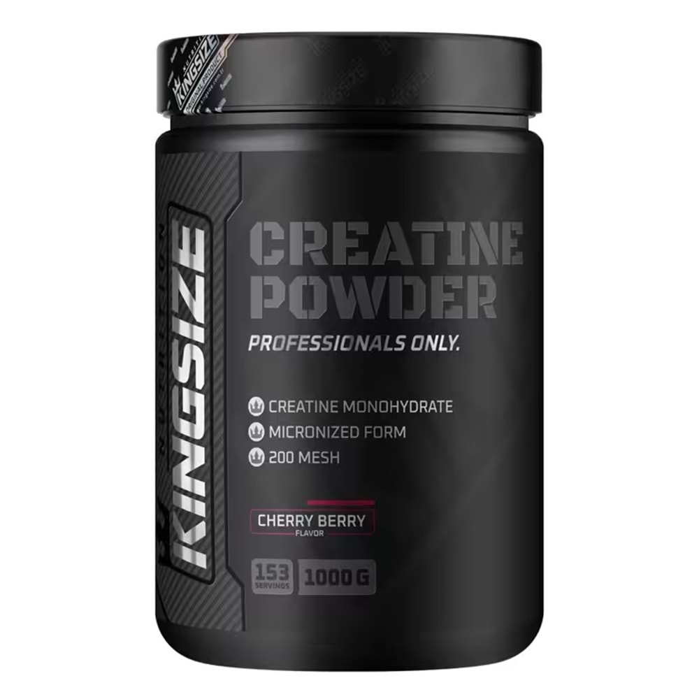 Kingsize Nutrition Creatine Powder Kırmızı Meyveler 1000 G
