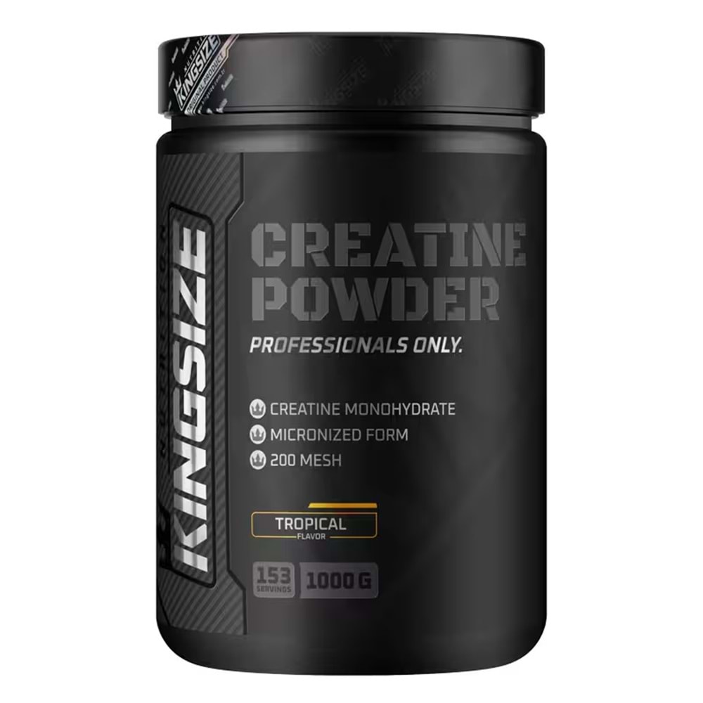 Kingsize Nutrition Creatine Powder Tropikal Meyve 1000 G