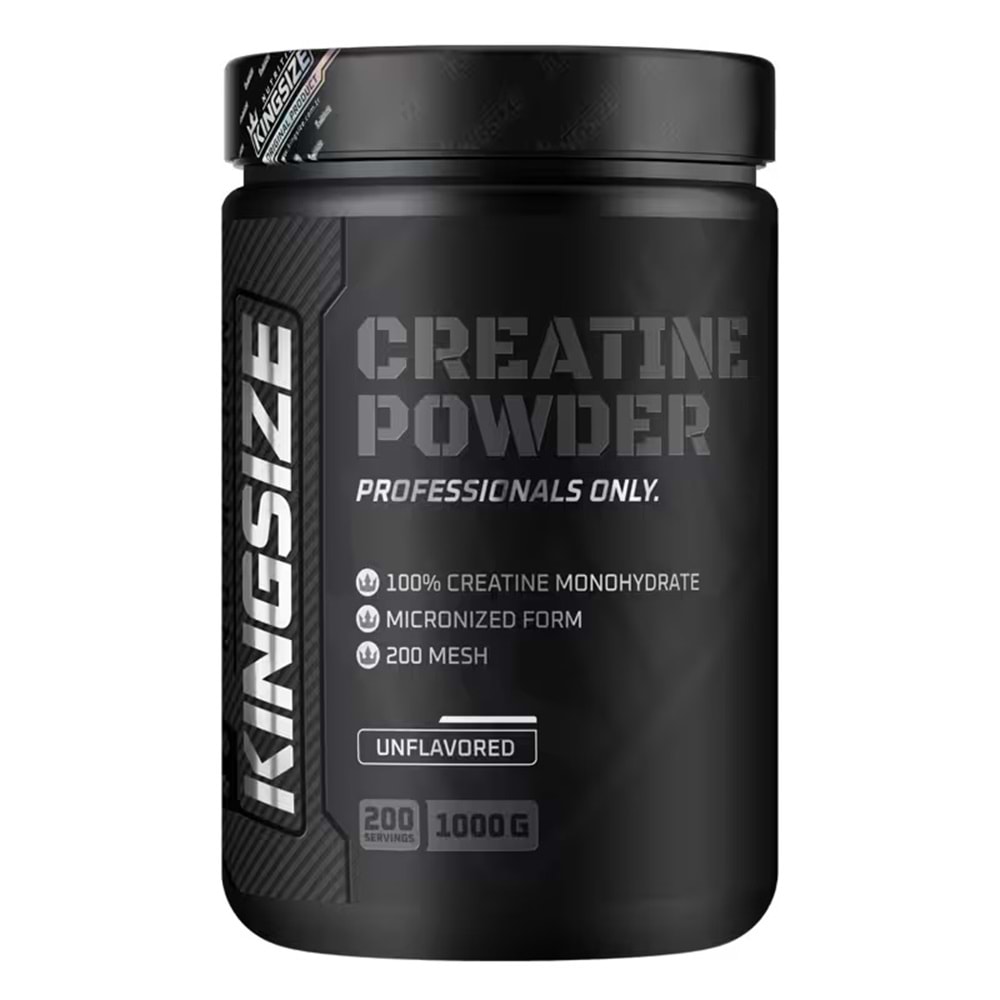 Kingsize Nutrition Creatine Powder Aromasız 1000 G