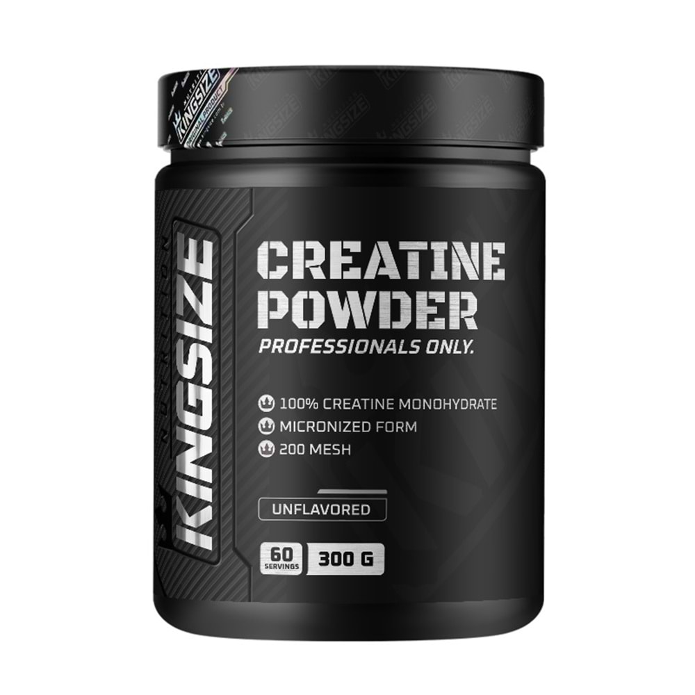 Kingsize Nutrition Creatine Powder Aromasız 300 G