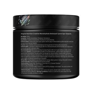 Kingsize Nutrition Creatine Powder Aromasız 150 G