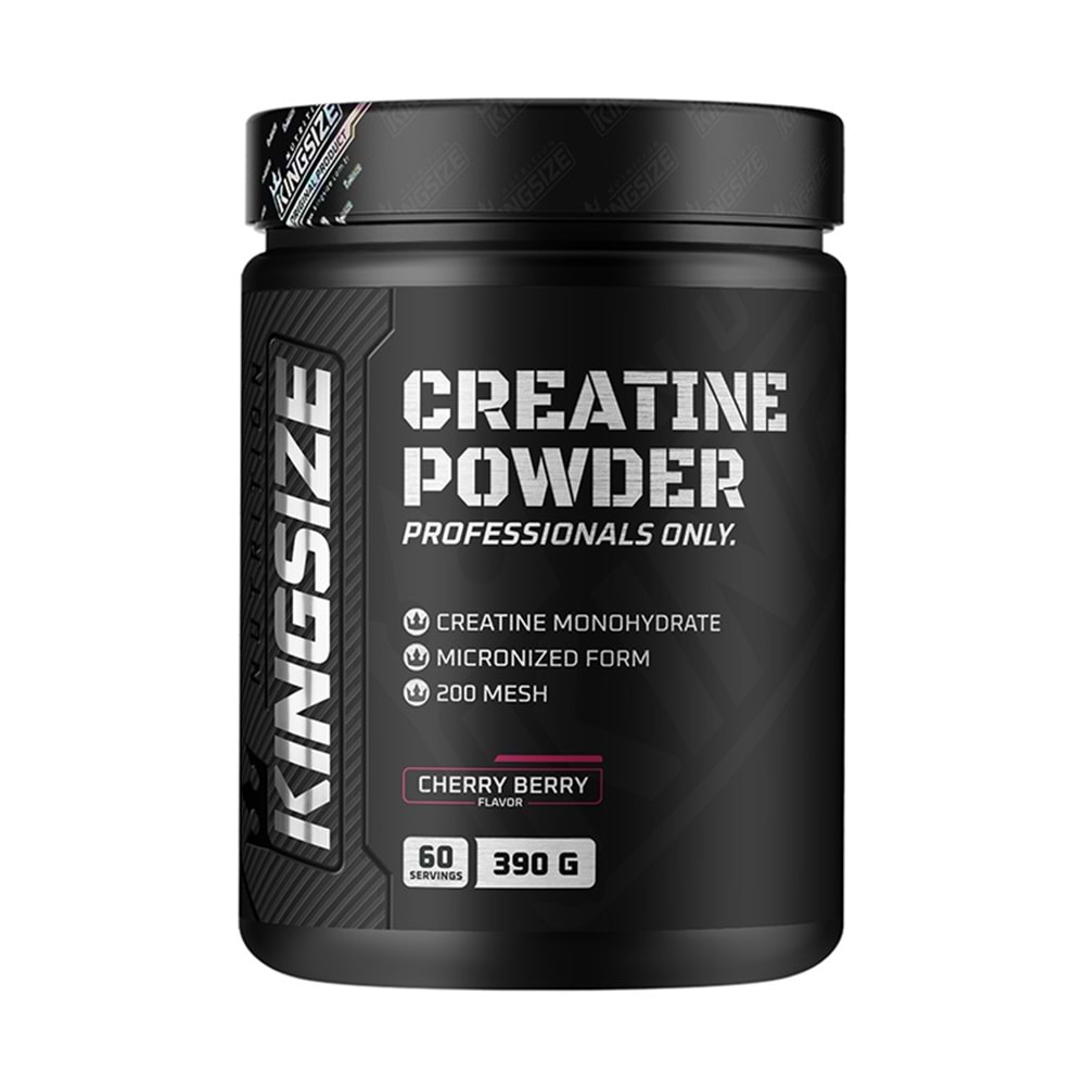 Kingsize Nutrition Creatine Powder Kırmızı Meyveler 390 G