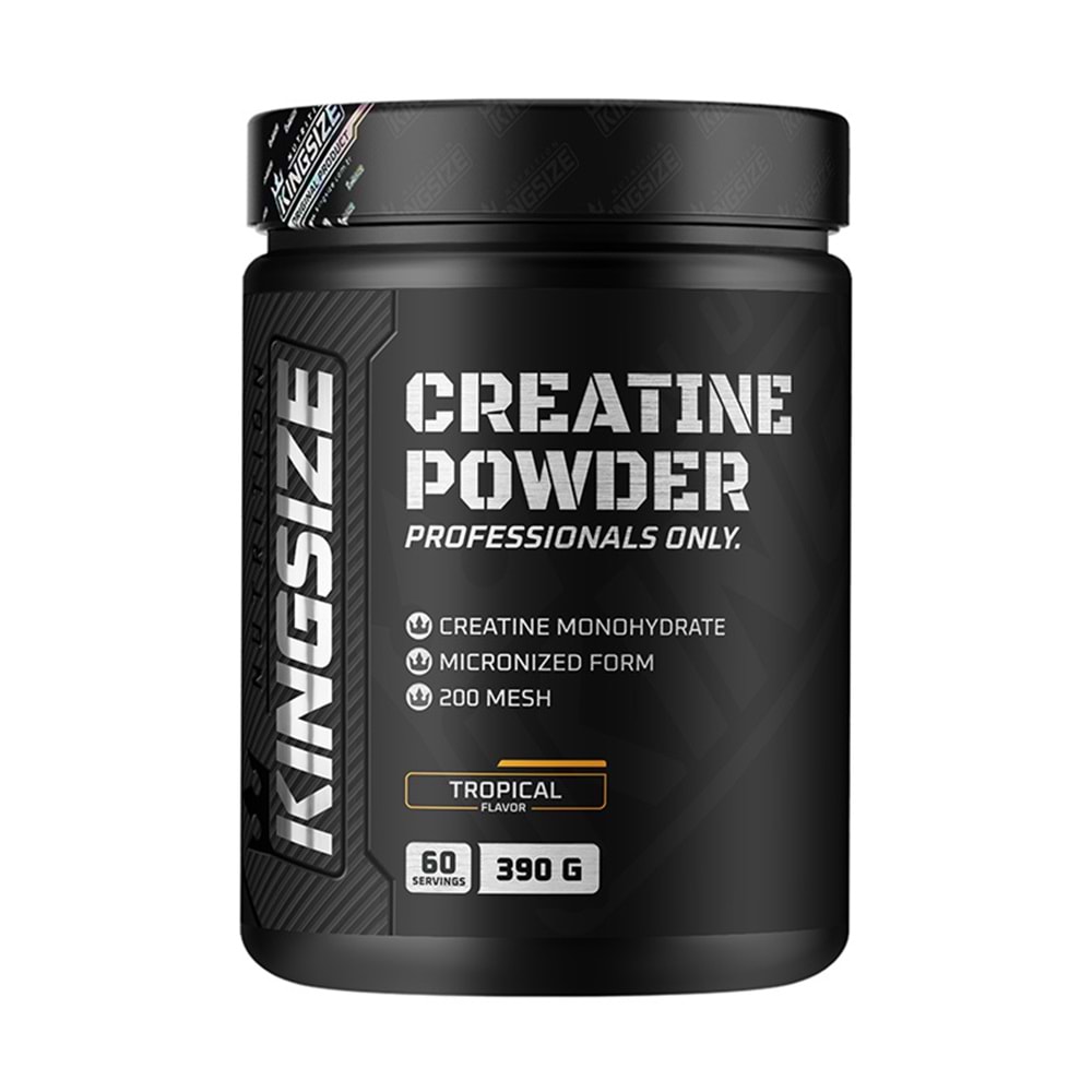Kingsize Nutrition Creatine Powder Tropikal Meyve 390 G