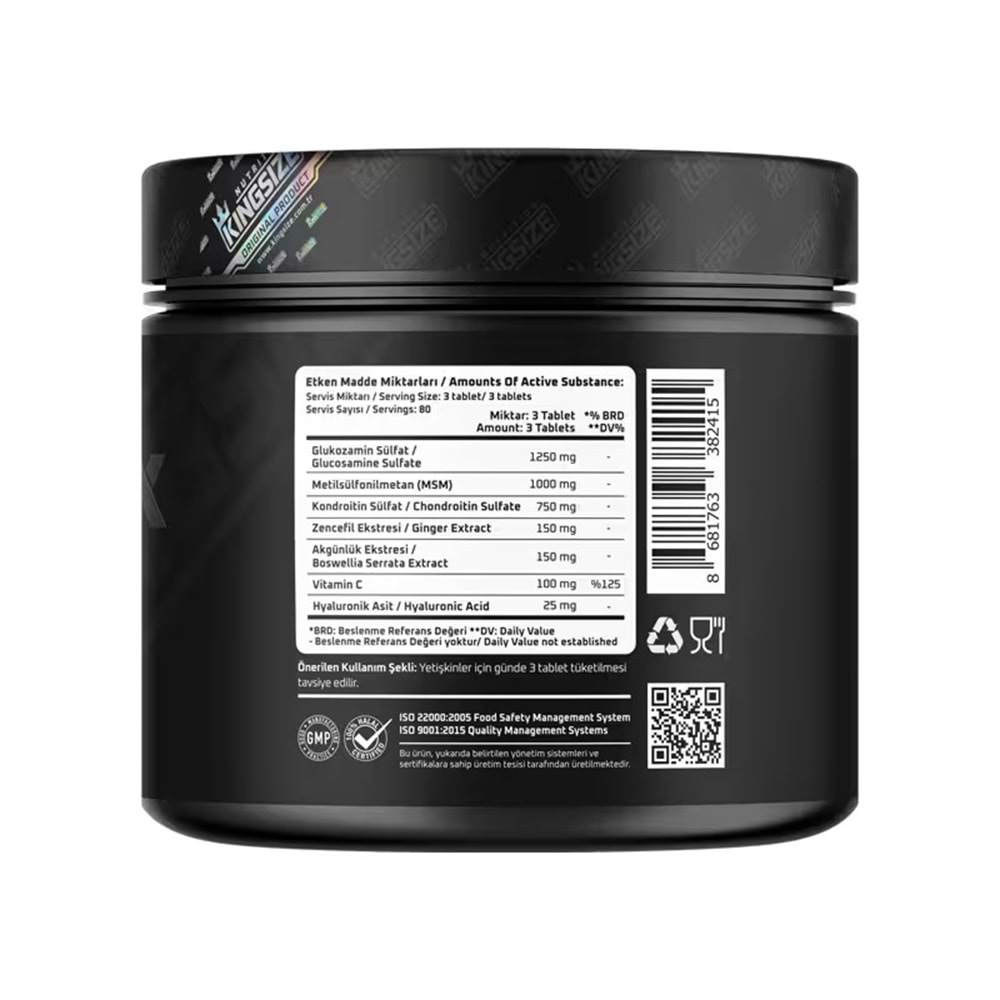Kingsize Nutrition Flex Complex + Glucosamine 240 Tablet